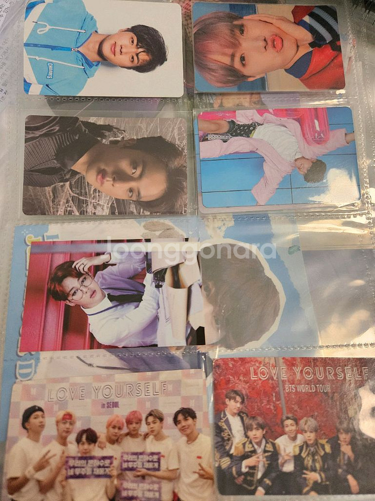 방탄 포카판매 비공굿 포함--3