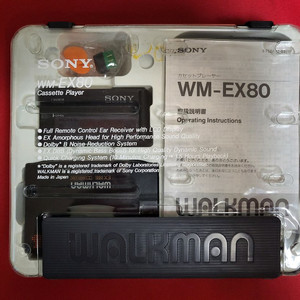소니워크맨 WM-EX80 민트급 박스풀셋 정상작동품