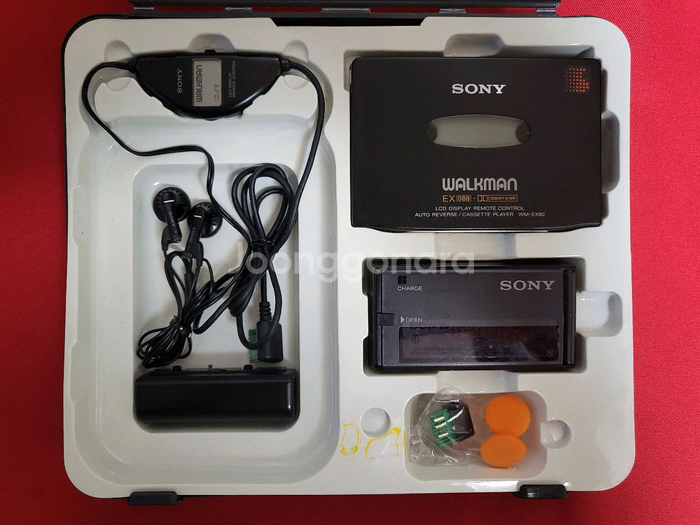 소니워크맨 WM-EX80 민트급 박스풀셋 정상작동품--2