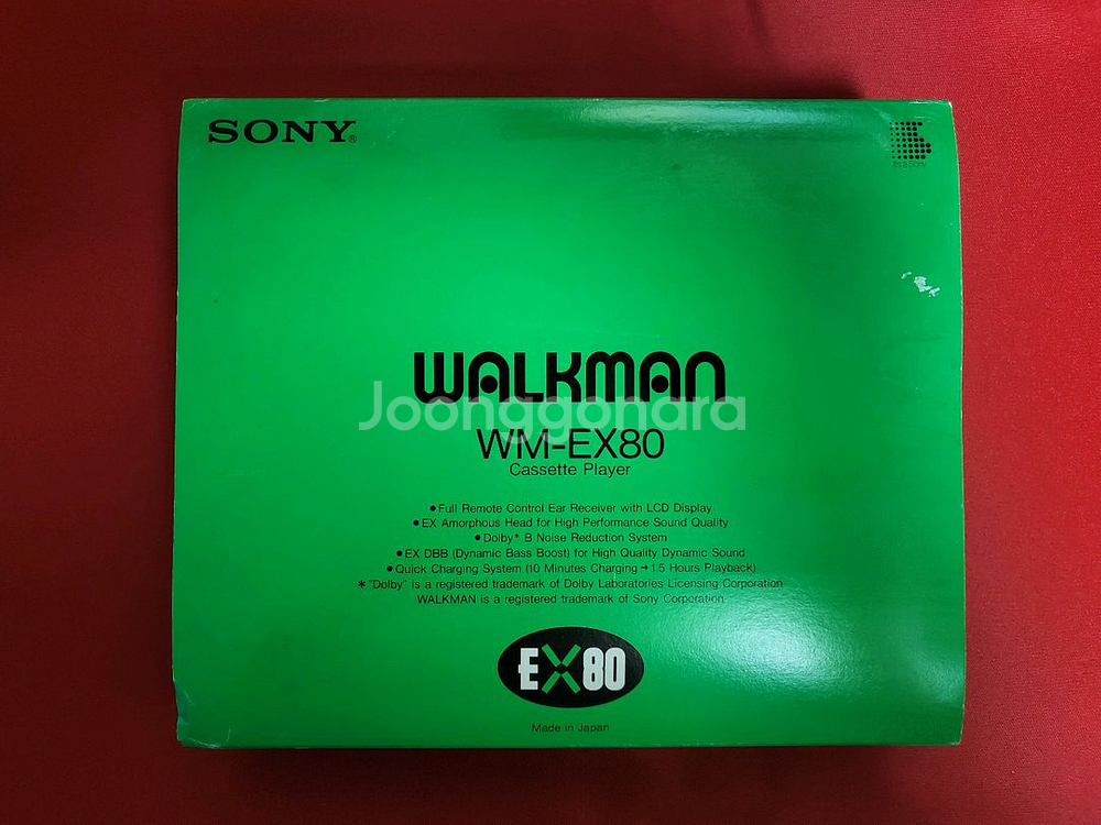 소니워크맨 WM-EX80 민트급 박스풀셋 정상작동품--3