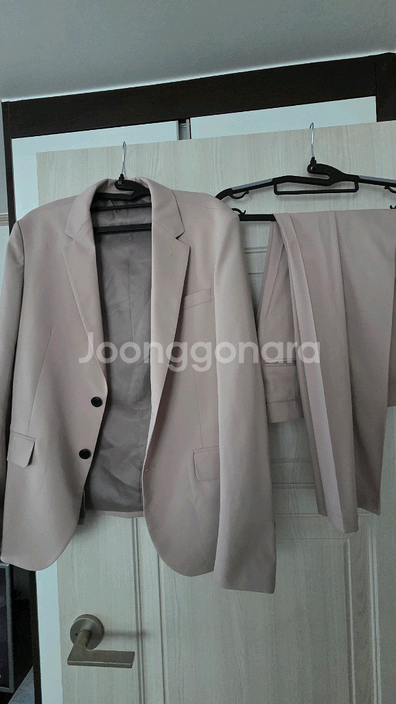 베이지 캐주얼 정장세트--0