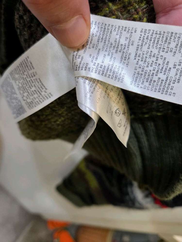 디젤 이태리 카모 헤비 니트--4