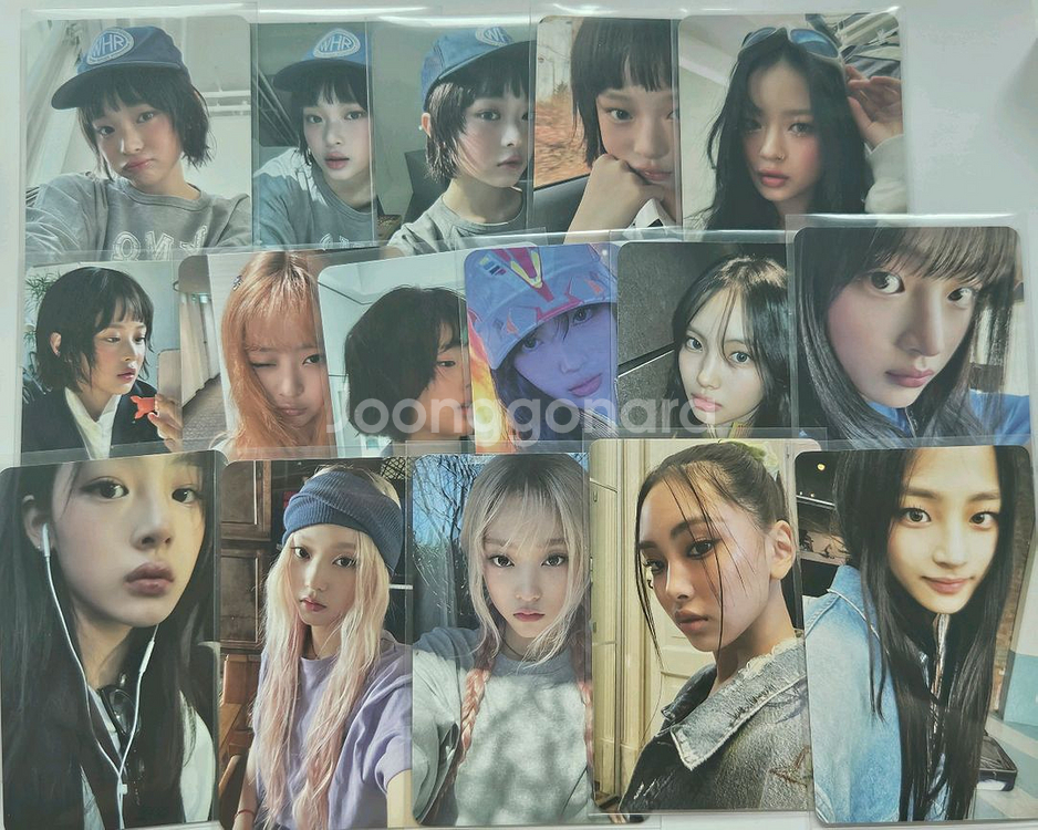 급전)뉴진스 블루북 버블검 슈퍼내추럴수퍼내추럴앨범 포카--0