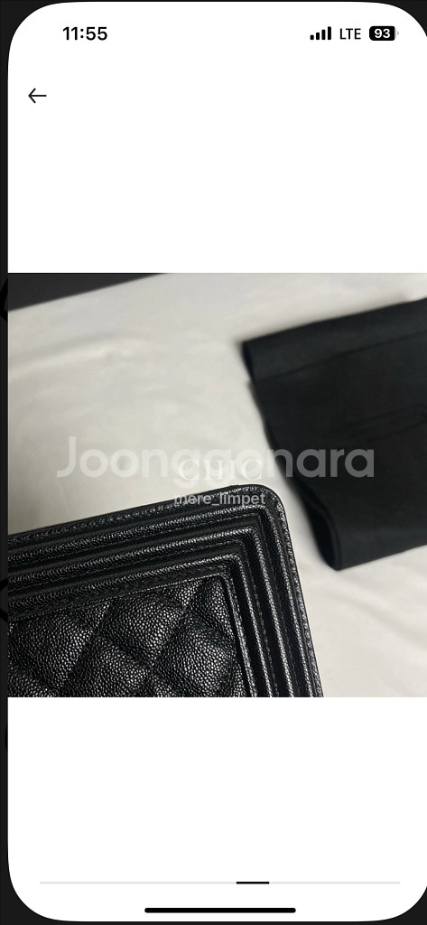 [풀구성 정품] 샤넬 보이사첼 뉴보이 캐비어 금장--5