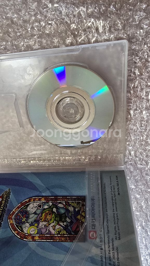 닌텐도 게임큐브 대원정발 미품 젤다의전설--7