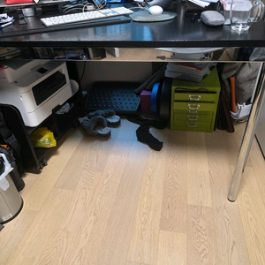 usm할러테이블 블랙우드상판 150x100