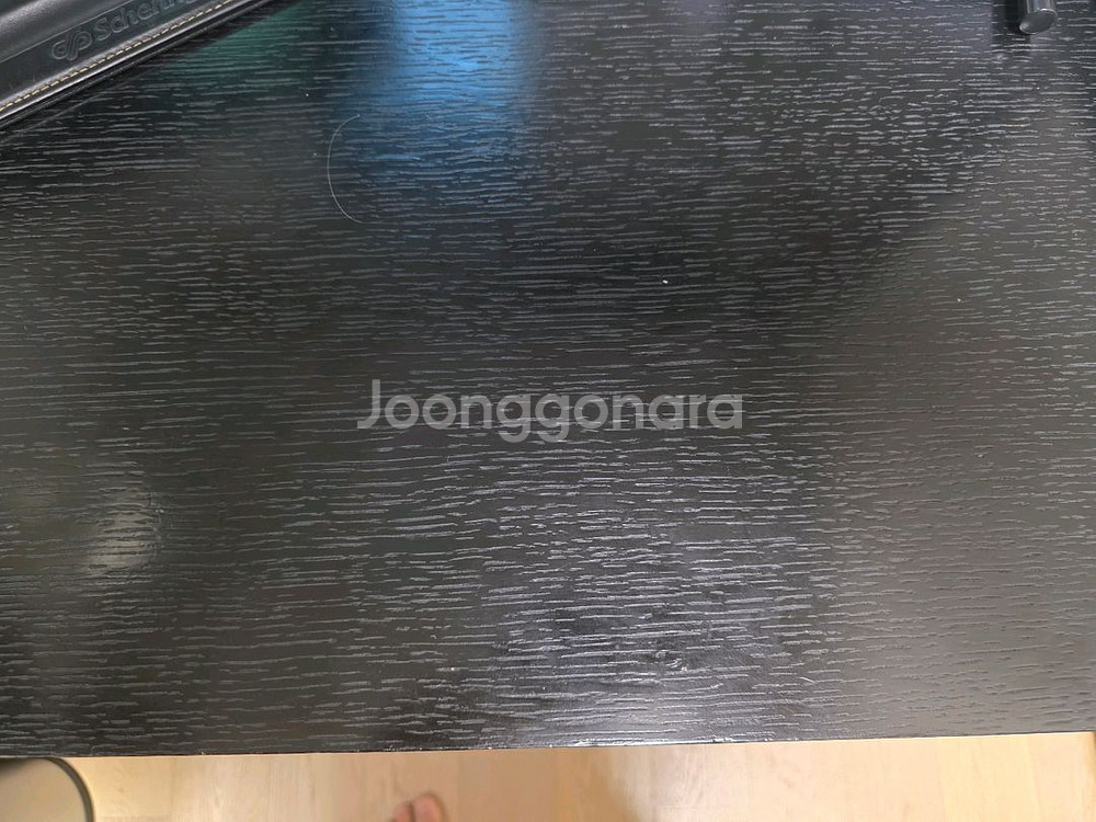 usm할러테이블 블랙우드상판 150x100--1