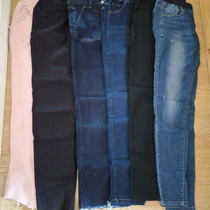 청바지외 160사이즈 6벌