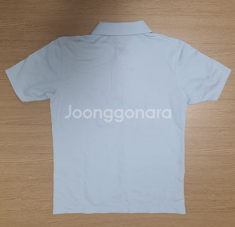 유니클로 에어리즘 반팔 카라티셔츠 S사이즈 하늘색--1