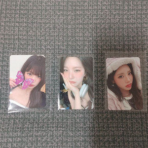 프로미스나인 사웨,메이크스타 채영,지헌,지원 포카