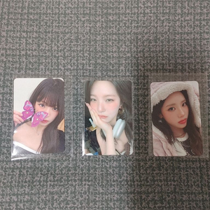 프로미스나인 사웨,메이크스타 채영,지헌,지원 포카