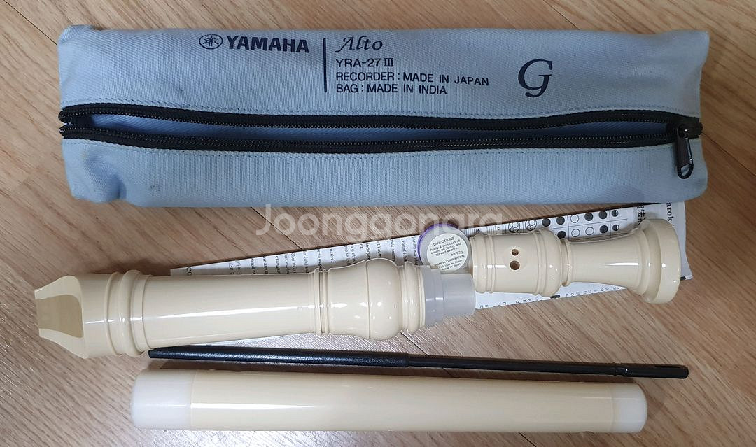야마하 알토 리코더 YRA-27 II--0