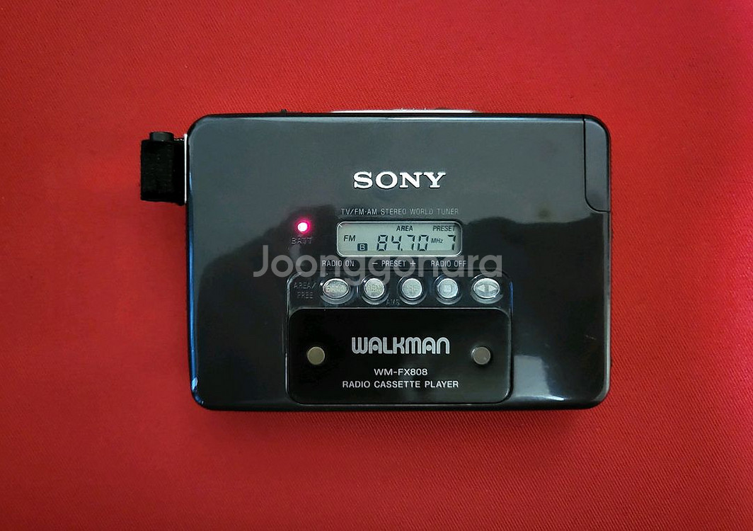 소니워크맨 WM-FX808 정상작동품--0