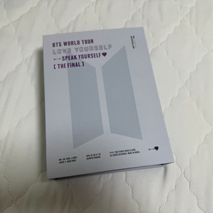 방탄소년단(BTS) 스픽유얼셀프 콘서트 DVD