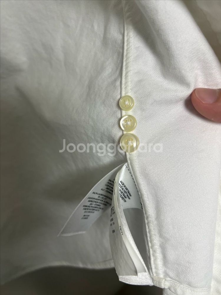 폴로 슬림핏 옥스포드 셔츠M(QR정품)--4