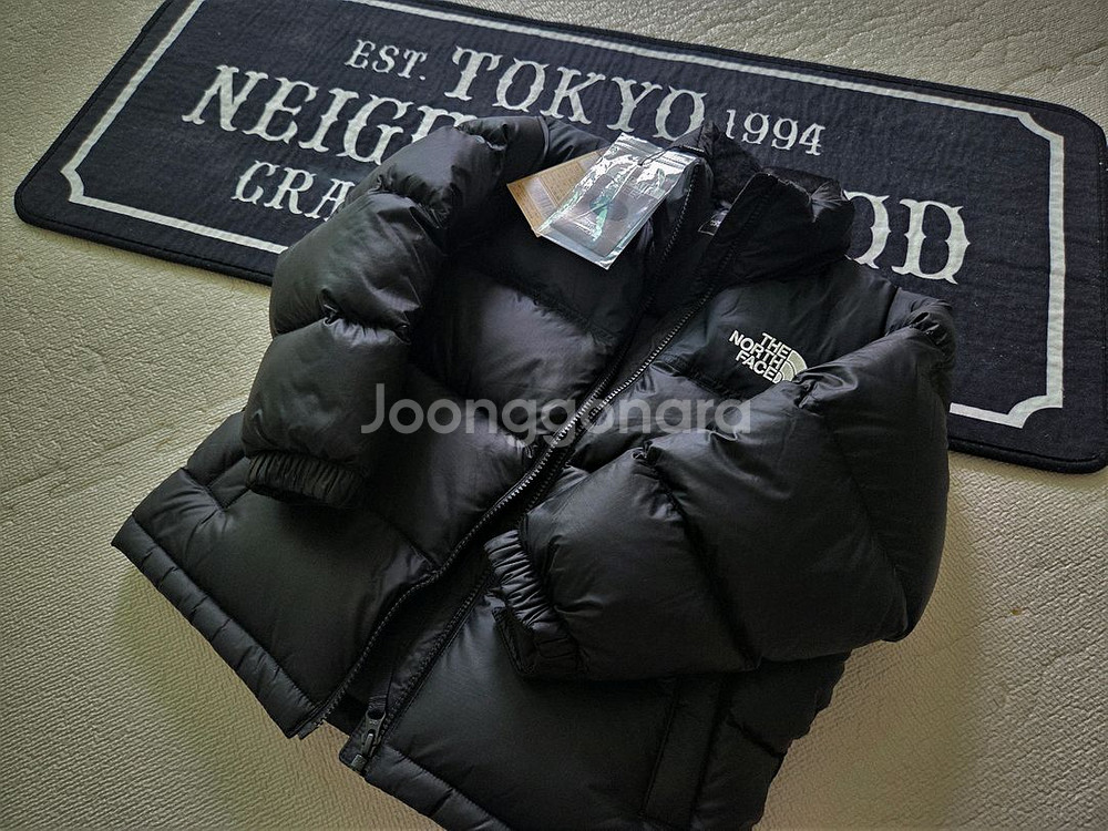 노스페이스 키즈 1996 눕시 RDS 다운 자켓 블랙--0