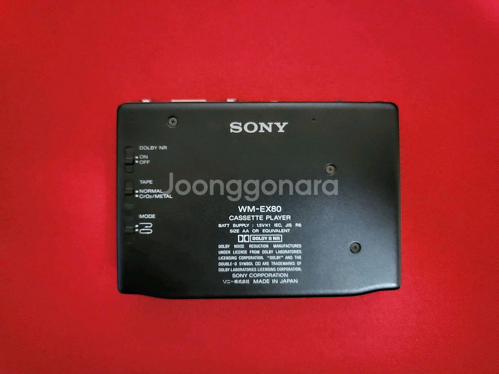 소니워크맨 WM-EX80 깨끗한 풀세트 정상작동품--2