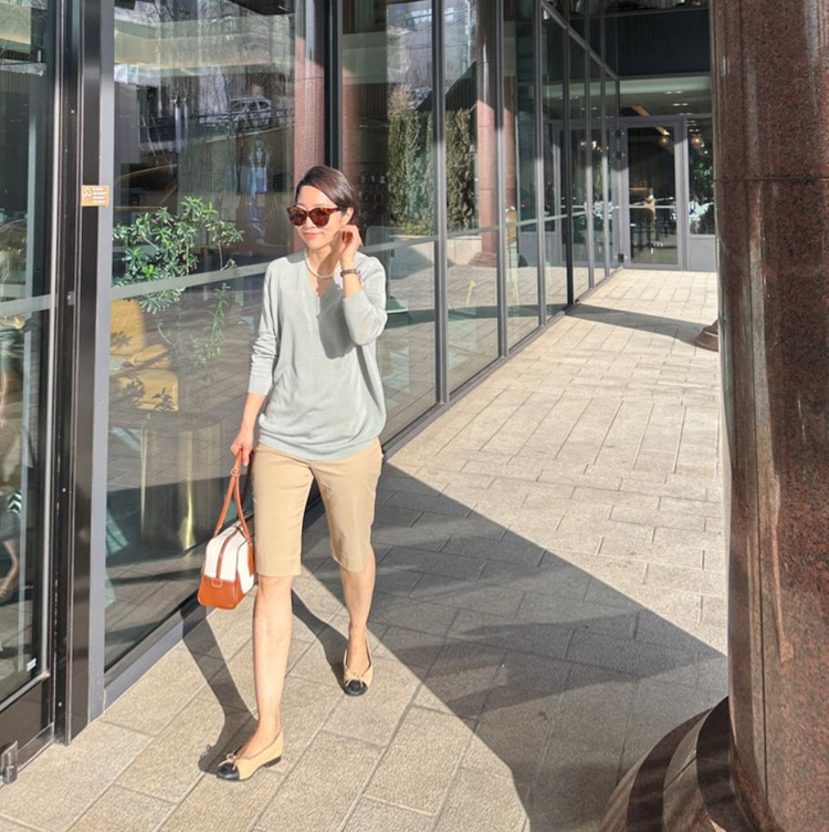 Cdsd 클래식 트윌 쇼츠 반바지(베이지 s) 이미지