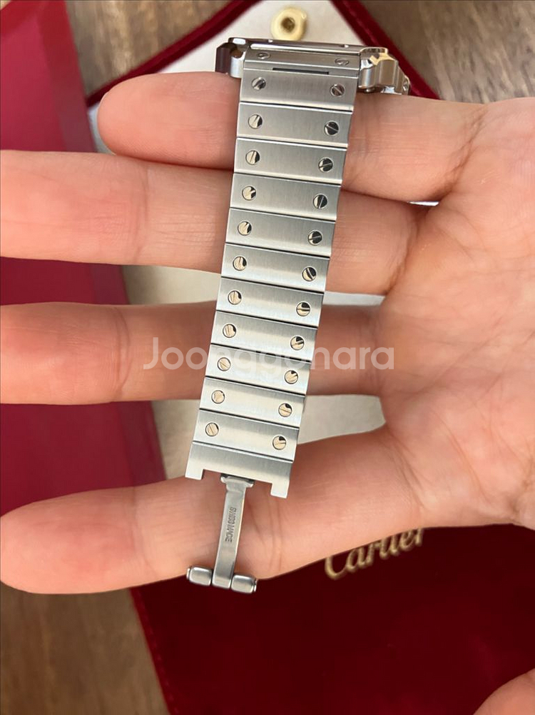 산토스 스몰 스틸 신형. 산토스 드 까르띠에. 3회착용--9