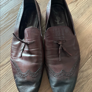 생로랑 남성 빈티지 가죽 로퍼 42