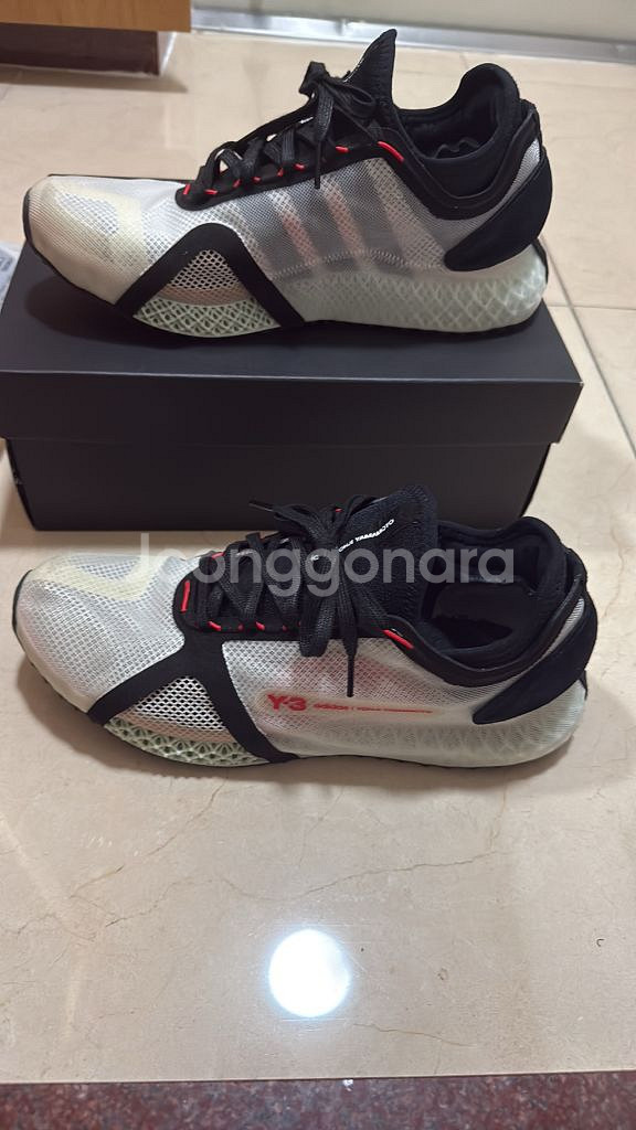 아디다스 Y-3 러너 4D IOW 하이 블랙--0