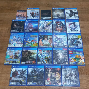 PS4 미개봉 게임CD 여러개 팜 플스4 ps5 플스5