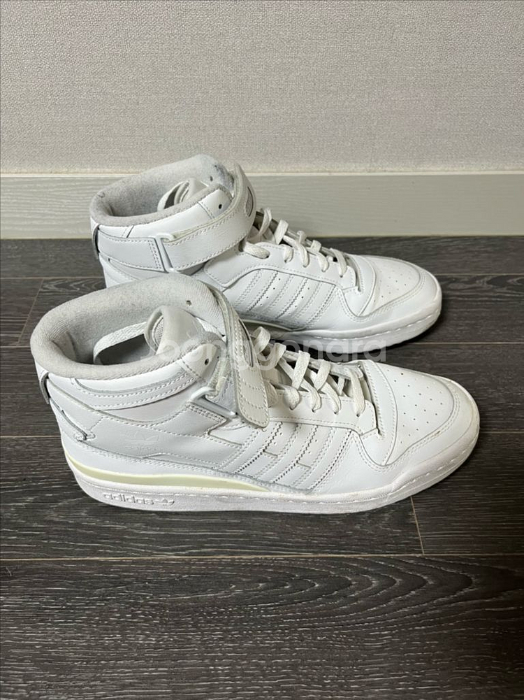 아디다스 포럼 하이 흰색--2