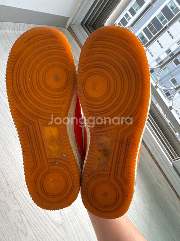 나이키 에어 포스 1 cvs 오렌지 255--2