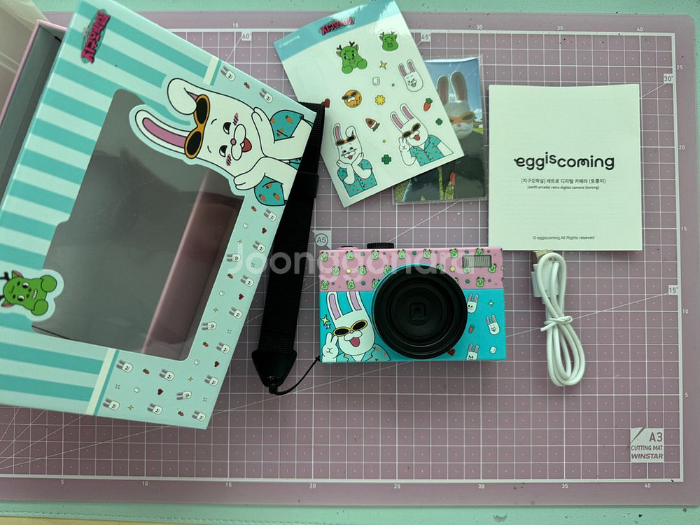 지구오락실 토롱이 레트로 디지털 카메라--0