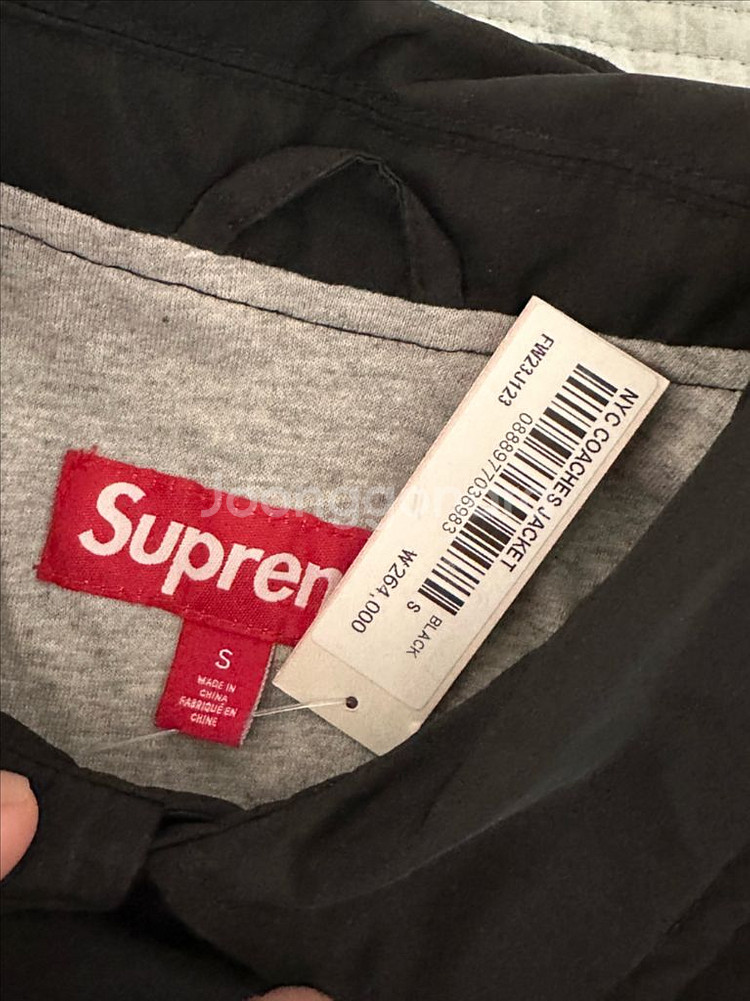 슈프림 NYC 자켓 S 새상품--3
