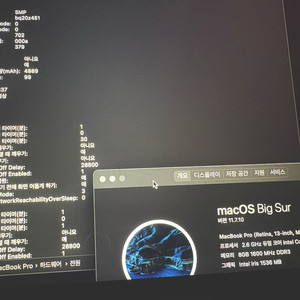 애플 맥북 프로 13인치 레티나 i5 8g 125gb