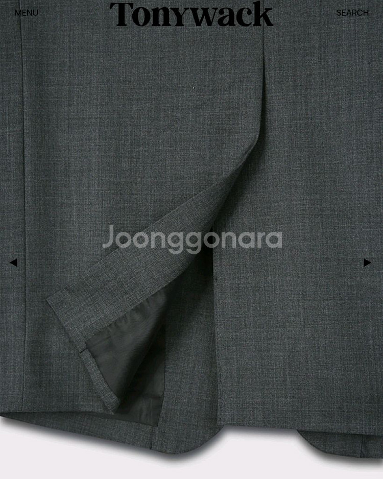 토니웩 / 릴렉스드 블레이저 자켓 그레이 / XL--7
