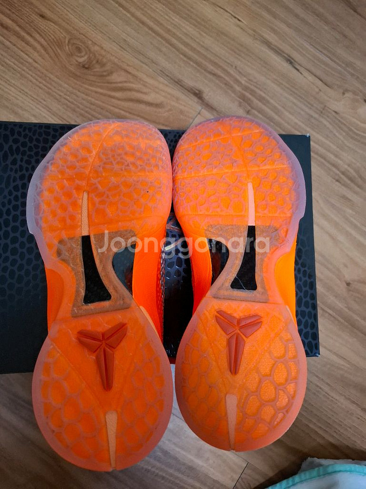 (새상품) 나이키 코비6 프로트로 토탈 오렌지 260--1