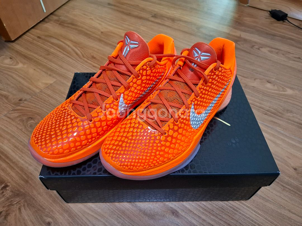 (새상품) 나이키 코비6 프로트로 토탈 오렌지 260--0