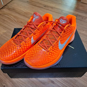 (새상품) 나이키 코비6 프로트로 토탈 오렌지 260