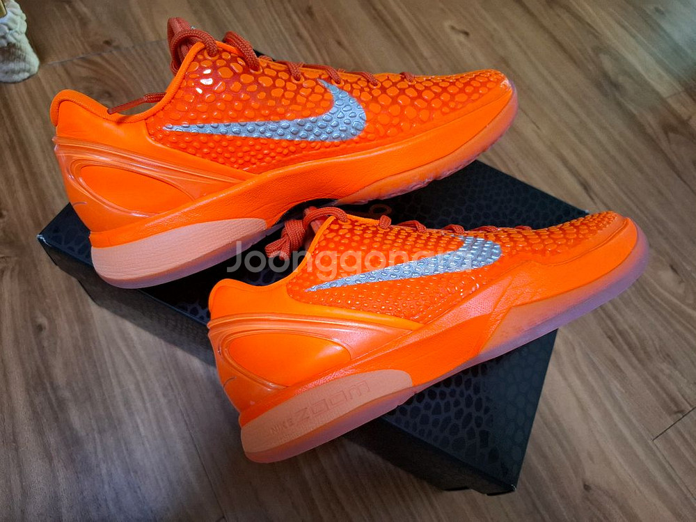 (새상품) 나이키 코비6 프로트로 토탈 오렌지 260--2