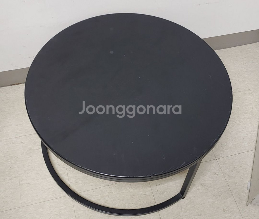 원형 사이드 테이블 & 티 테이블 2종--3