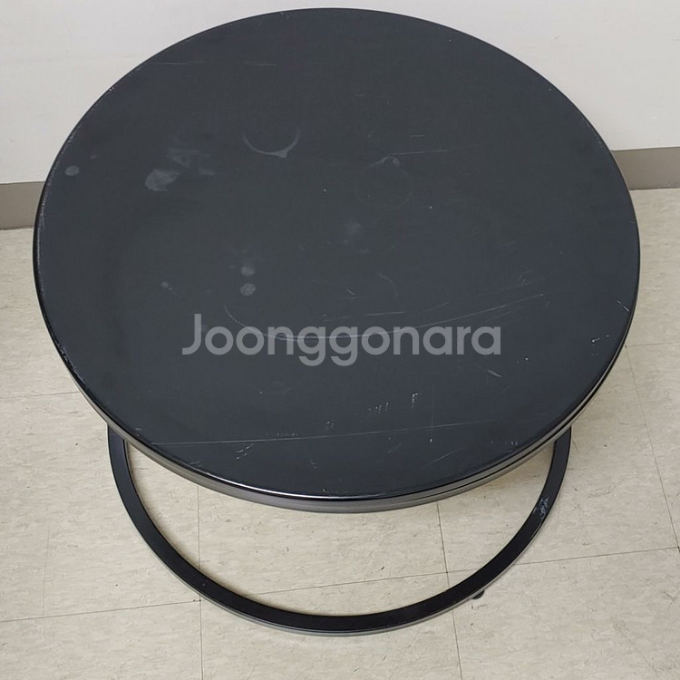 원형 사이드 테이블 & 티 테이블 2종--1