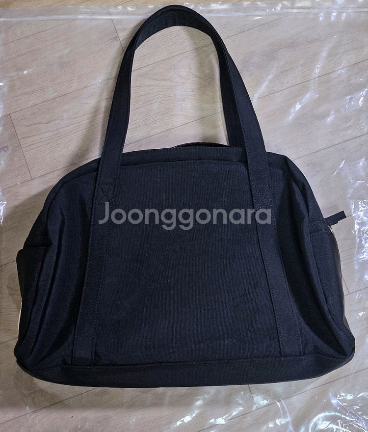 오부니 Daily ribbon gym bag_black--1