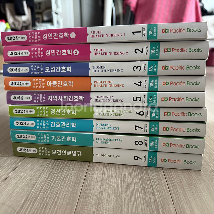 간호사 국가고시 개념서 및 문제집--0