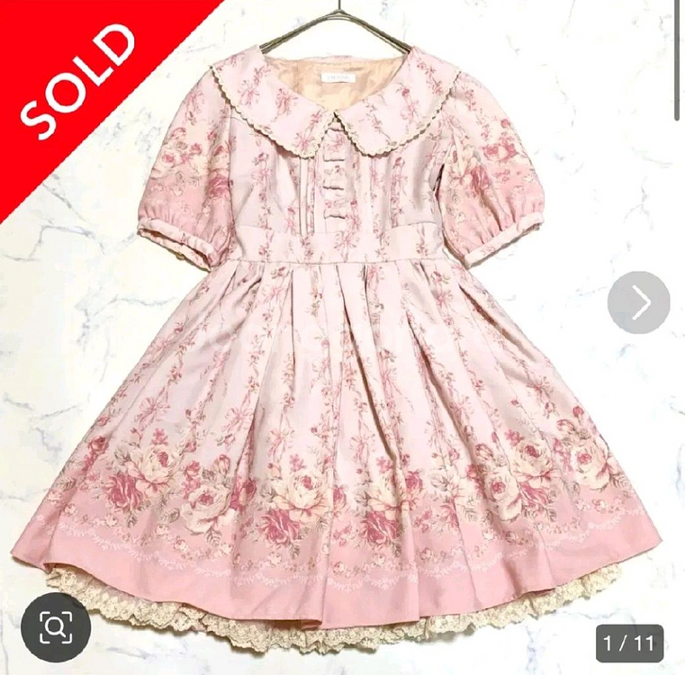 리즈리사 마이멜로디 콜라보 원피스--0