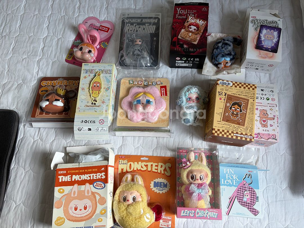 팝마트 크라이베이비 라부부 스컬판다 작은별 등등--0