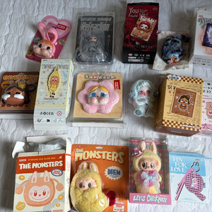 팝마트 크라이베이비 라부부 스컬판다 작은별 등등