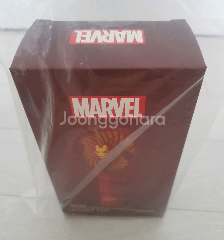 새상품) 마블 아이언맨 휴대용 미니 핸디 선풍기 손풍기--7