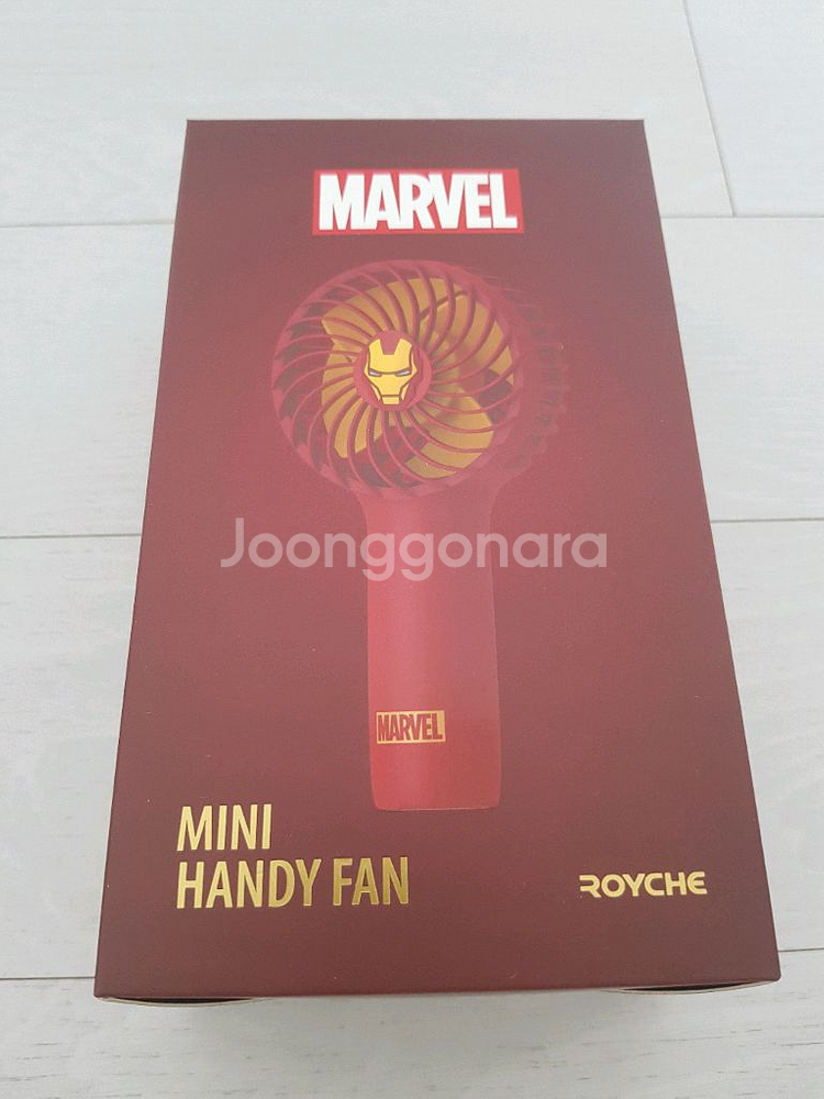 새상품) 마블 아이언맨 휴대용 미니 핸디 선풍기 손풍기--8