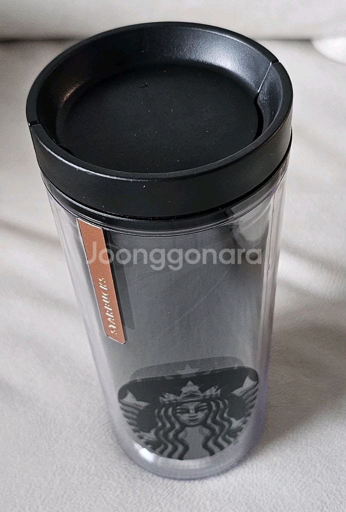 스타벅스 크로스비 블랙월 텀블러 355ml 새상품--1