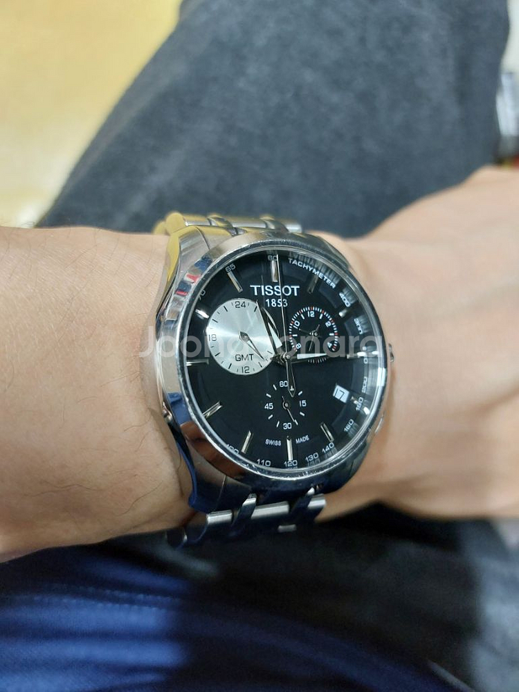 티쏘 꾸뜨리에 GMT 외눈박이--3