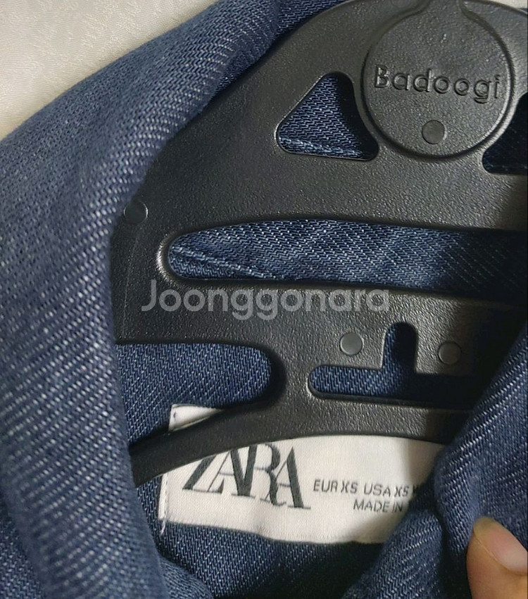 자라 ZARA 청데님롱원피스Xs--3