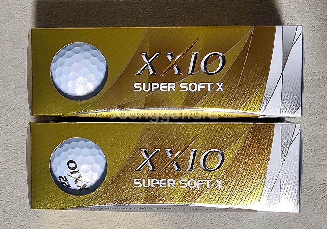 젝시오 슈퍼소프트 X 프리미엄화이트 골프공 새상품--1