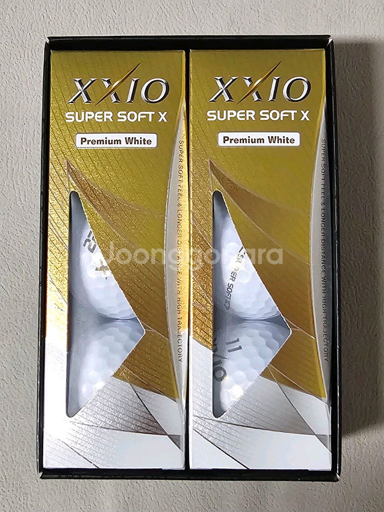 젝시오 슈퍼소프트 X 프리미엄화이트 골프공 새상품--0